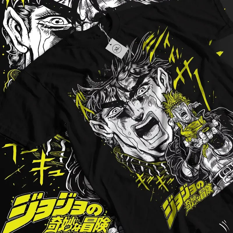 Jojo 's Bizarre Adventure T-Shirt Anime Manga Graphic Design Shirt Tee All Size Hoodie, Sweatshirt | RetroVerseTees.com