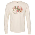 Jolly Merry CHRISTmas Long Sleeve Comfort Colors T-Shirt 'NLB' Hoodie, Sweatshirt | RetroVerseTees.com