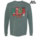 Jolly Season Mama Long Sleeve Comfort Colors T-Shirt 'NLB' Hoodie, Sweatshirt | RetroVerseTees.com