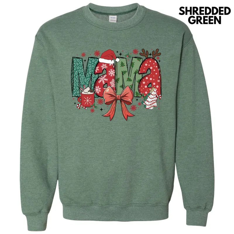 Jolly Season Mama Sweatshirt 'NLB' T-Shirts, Hoodie | RetroVerseTees.com