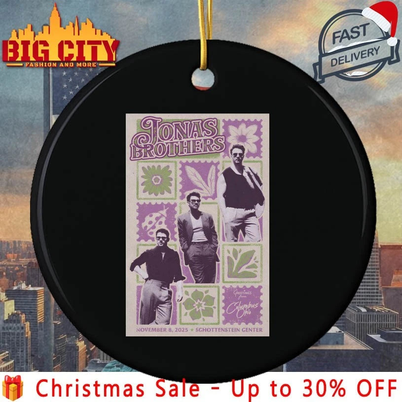 Jonas Brothers Nov 08 2025 Value City Arena, Columbus, OH Poster shirt