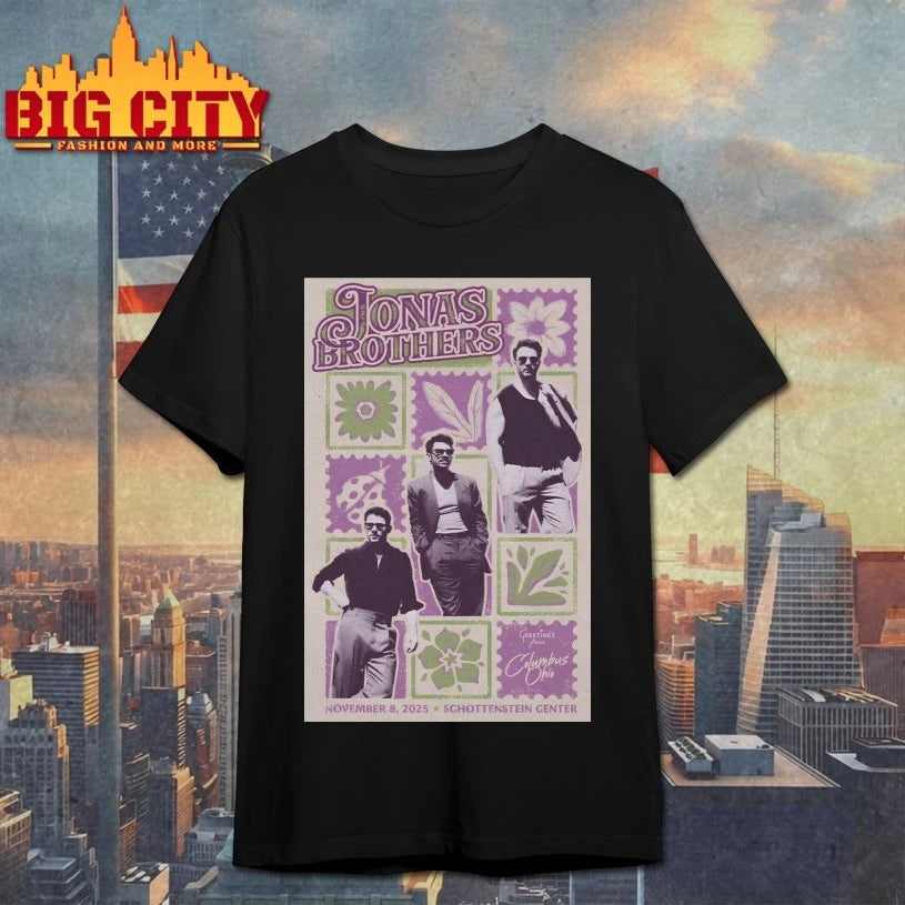 Jonas Brothers Nov 08 2025 Value City Arena, Columbus, OH Poster shirt