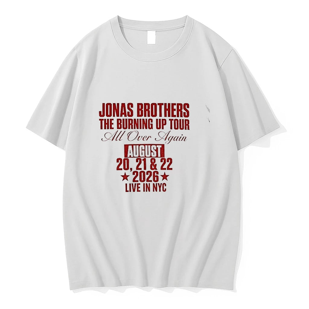 Jonas Brothers Statue Of Liberty Red Dress All Over Again Tshirts Sweater