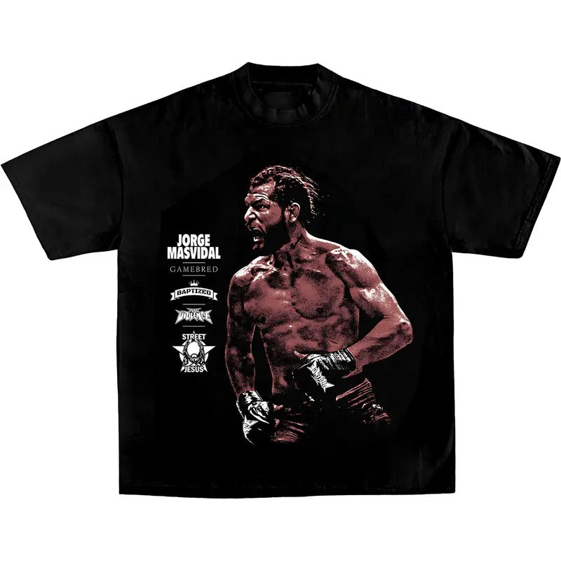 Jorge Masvidal Tee, Boxing T-shirt, Boxer Tee, Sports Shirt, UFC Shirt, Workout T-shirt, Gift for Him Gift For Her Hoodie...