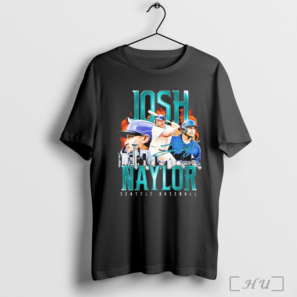Josh Naylor Retro Flair Seattle Baseball T Shirt