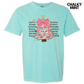 Joyful Peaceful Cheerful Tree Comfort Colors T-Shirt 'NLB' Hoodie, Sweatshirt | RetroVerseTees.com