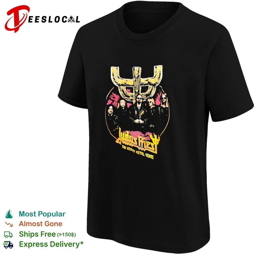 Judas Priest 50 Heavy Metal Years Band Concert shirt