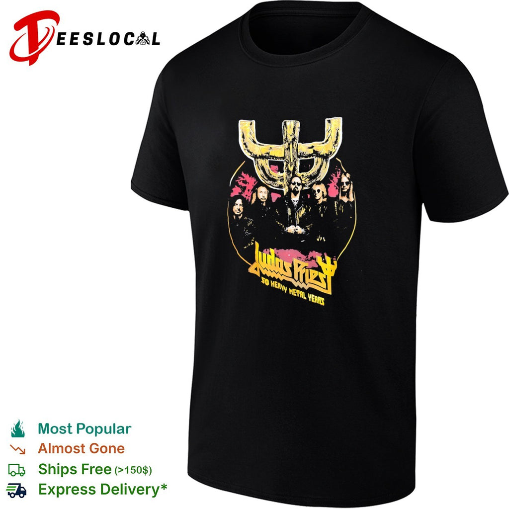 Judas Priest 50 Heavy Metal Years Band Concert shirt