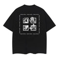 Jujutsu Kaisen "The Four" Heavyweight Vintage Tee 100% Cotton OVERSIZED Anime T-shirt Menswear Top Casual Streetwear...