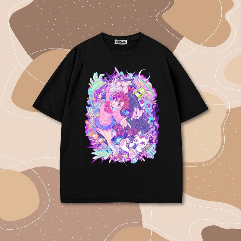 Jumpman Jumpman Jumpman Anime Unisex FOG T-Shirt with Momo, Turbo Granny Gunpla brand Okarun, Japanese Cartoon Tee,...