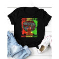 Juneteenth Independence Day Print T-Shirt