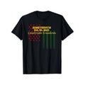 Juneteenth T-Shirt 1865 Celebrate Freedom - Black History Flag Design with Red, Green & Yellow Lightsaber brand, 100%...