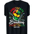 Juneteenth T-shirt Women''WB shield Men''WB shield African American Freedom 1865 Novelty T-shirt, Men''WB shield T-shirt,...