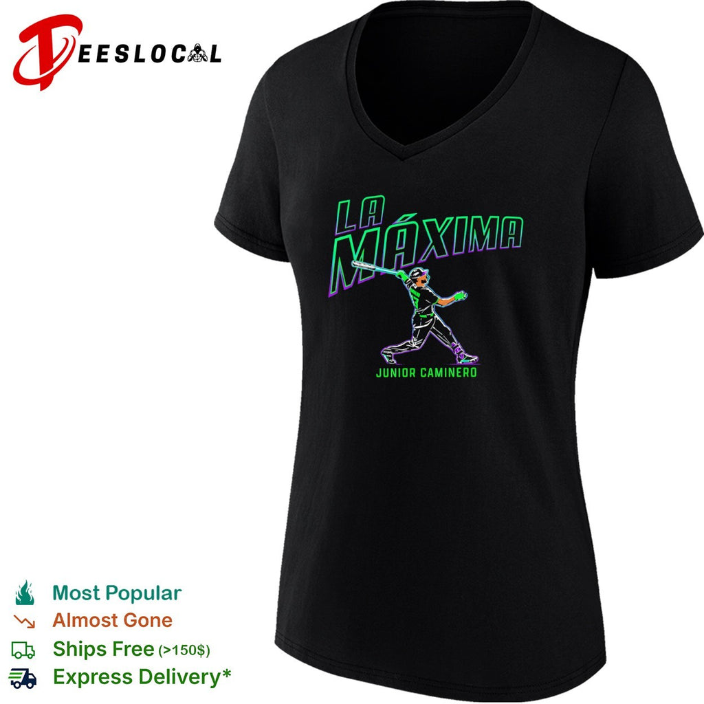 Junior Caminero La Máxima MLB Baseball Tampa Bay Rays shirt