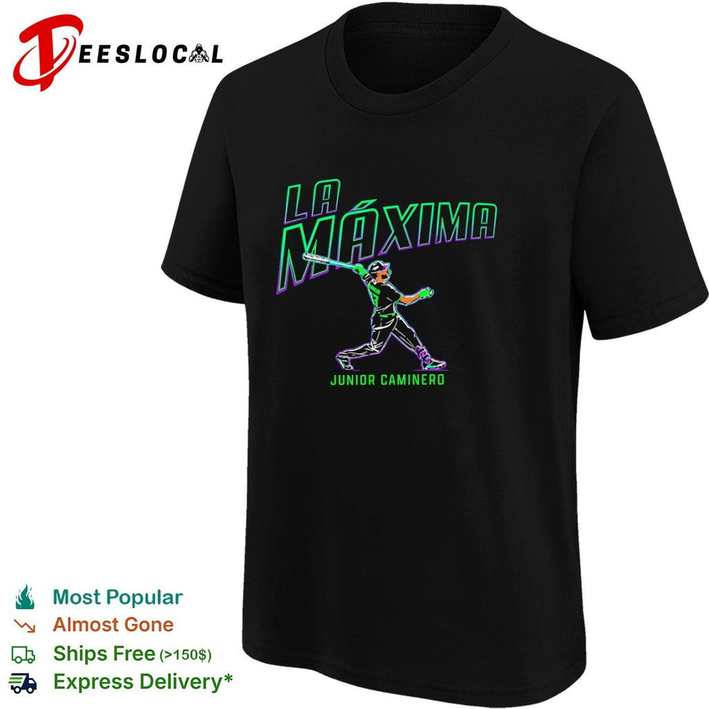 Junior Caminero La Máxima MLB Baseball Tampa Bay Rays shirt