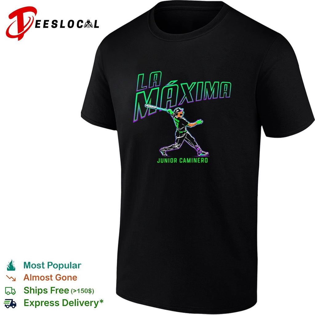 Junior Caminero La Máxima MLB Baseball Tampa Bay Rays shirt
