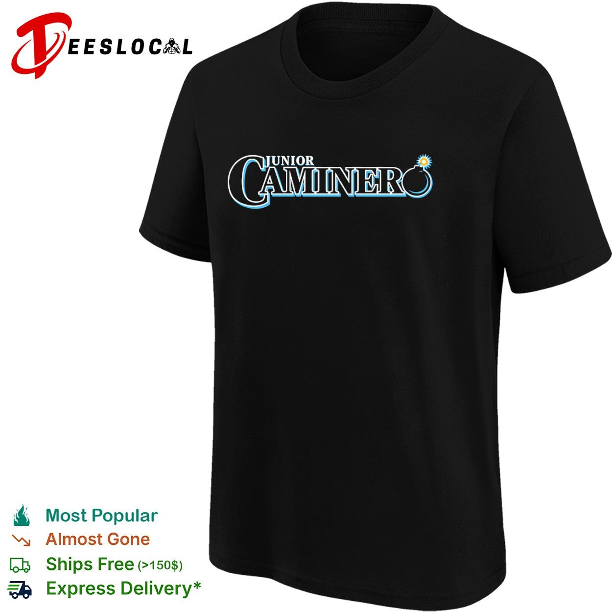 Junior Caminero MLB baseball Tampa Bay Rays shirt
