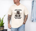 Just A Dad Who Always Came Back With The Milk Raccoon Shirt, Dark Humor Minimalist Funny Milk T-shirt Hoodie, Sweatshirt