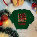 Just A Girl Who Loves Christmas DTF Transfer ONLY - This is NOT a T Shirt Hoodie, Sweatshirt | RetroVerseTees.com
