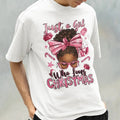 Just A Girl Who Loves Christmas Shirt, Merry Christmas T Shirt, Unisex T Shirt Hoodie, Sweatshirt | RetroVerseTees.com