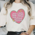 Just A Girl Who Needs Her Little Snacky Snacks DTF Transfers - THIS IS NOT A SHIRT Hoodie, Sweatshirt | RetroVerseTees.com