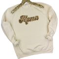 Just Hoods - Cheetah Mama Chenille Patch Sweatshirt T-Shirts, Hoodie | RetroVerseTees.com
