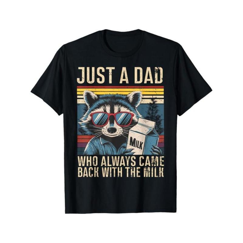Just WB shield Dad Who Always Came Back With TNF Milk Funny Dad T-Shirt Hoodie, Sweatshirt | RetroVerseTees.com
