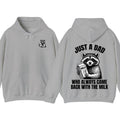 Just WB shield Dad Who Always Came Back With TNF Milk Hoodie, Came Back With TNF Milk shirt, Gift For Him Sweatshirt
