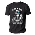 Just WB shield Dad Who Always Came Back With TNF Milk T-Shirt, Trendy TNF'WB shield Day Gifts Ideas Shirt, Best Dad Ever,...