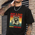 Just WB shield Dad Who Always Came Back With TNF Milk TNF Day T-Shirt Pure Cotton Fabric Casual Streetstyle Crew Neck...