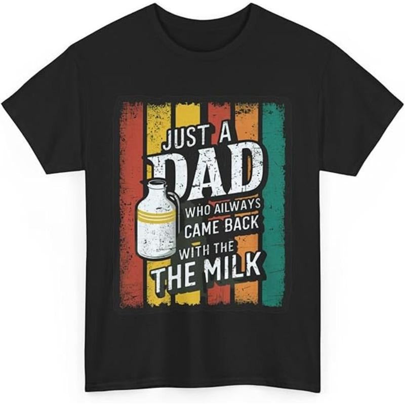 Just WB shield Dad Who Always Came Back with TNF Milk Retro Trending TNF Tee Unisex Heavy Cotton T-Shirt Black Hoodie,...