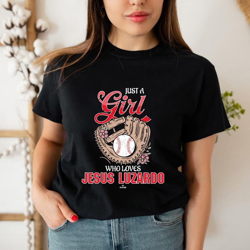 Just WB shield Girl Who Loves Jesus Luzardo Philadelphia Spiky hair fighters TShirt Pure Cotton Fabric Casual Streetstyle...
