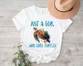 Just a Girl Who Loves Turtles Shirt, Sea Animal T-shirt, Turtle Watercolor Sweatshirt, Turtle Owner Birthday Gift Hoodie,...