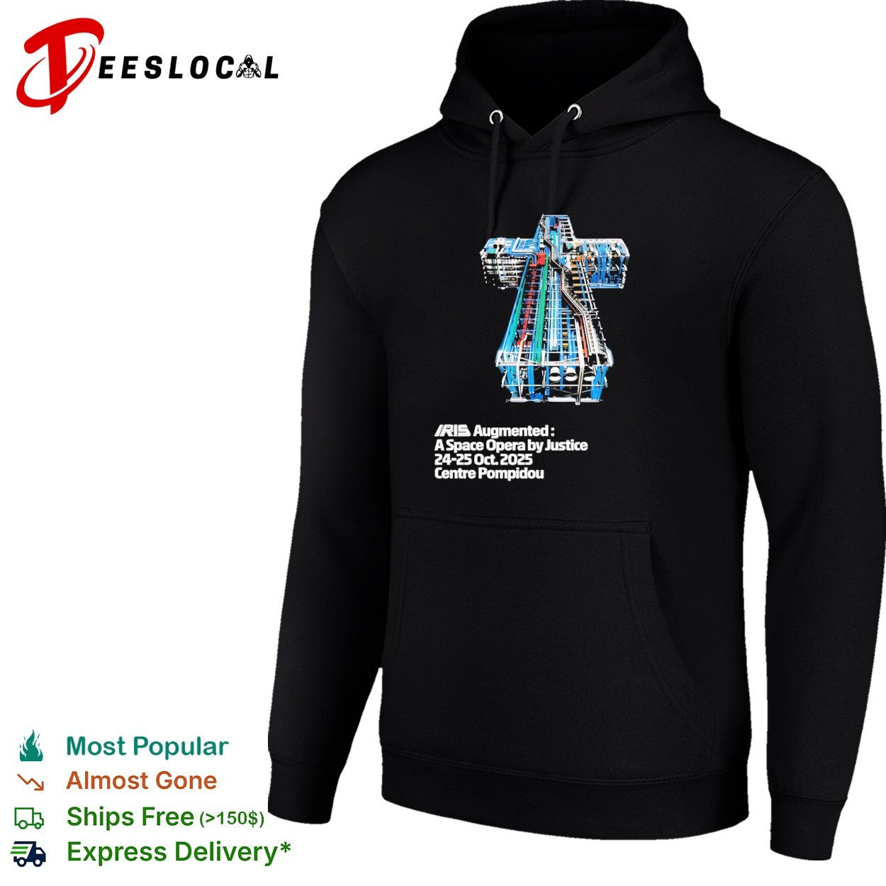 Justice IRIS Augmented A Space Opera at Centre Pompidou 2025 shirt