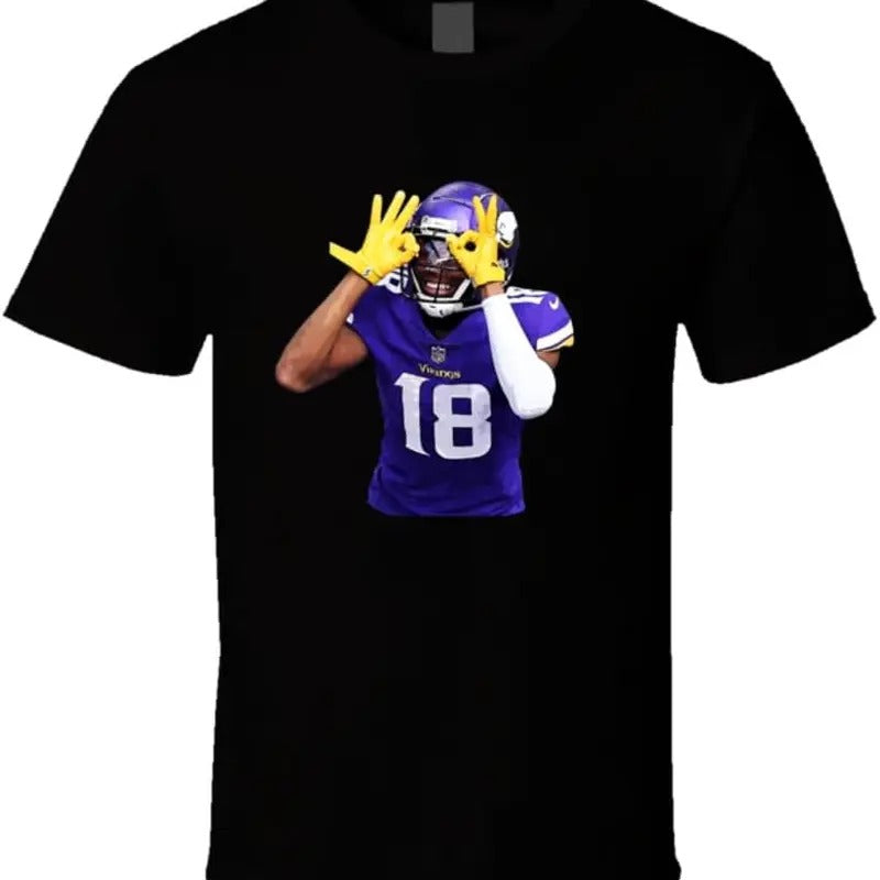 Justin Jefferson Griddy Football Fan T Shirt Hoodie, Sweatshirt | RetroVerseTees.com