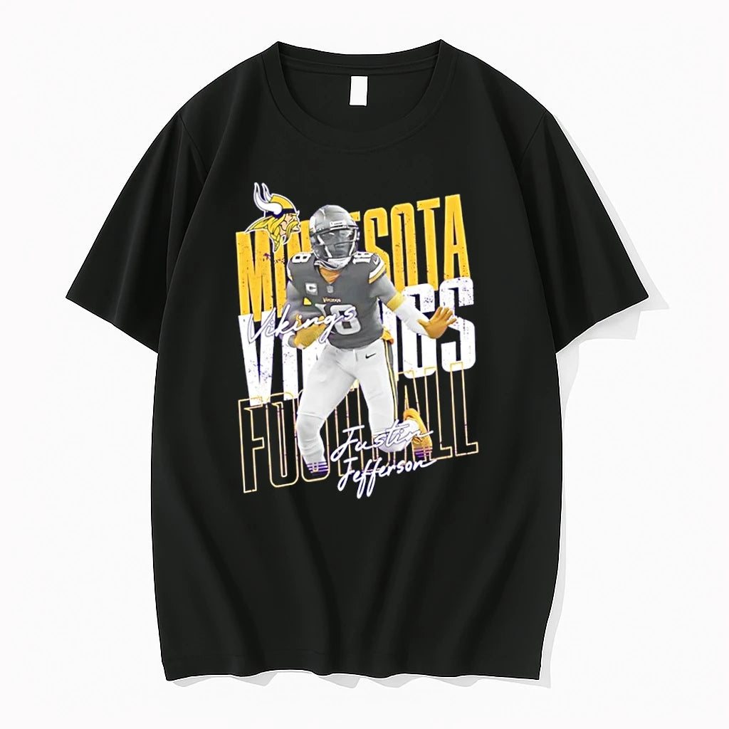Justin Jefferson Minnesota Vikings Legendary Player Signature Tshirts Sweater