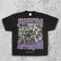 Justin Jefferson Tee for Men - Soft and Comfortable Shirt - Menswear - Graphic T-Shirt Hoodie, Sweatshirt