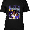 Justin Jefferson Vintage T-Shirt Black and White and Other Hoodie, Sweatshirt | RetroVerseTees.com