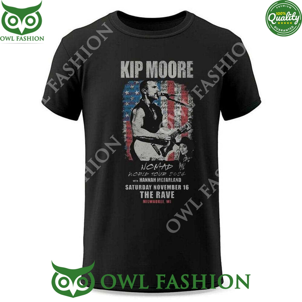 Hannah Mcfarland November 16 The Rave Kip Moore Nomad World Tour 2024 Milwaukee Wi Shirt