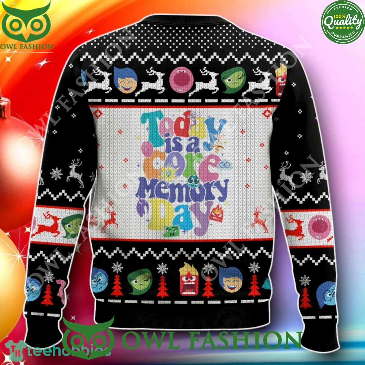 Its Okay To Feel All The Feels Inside Out Ugly Sweater