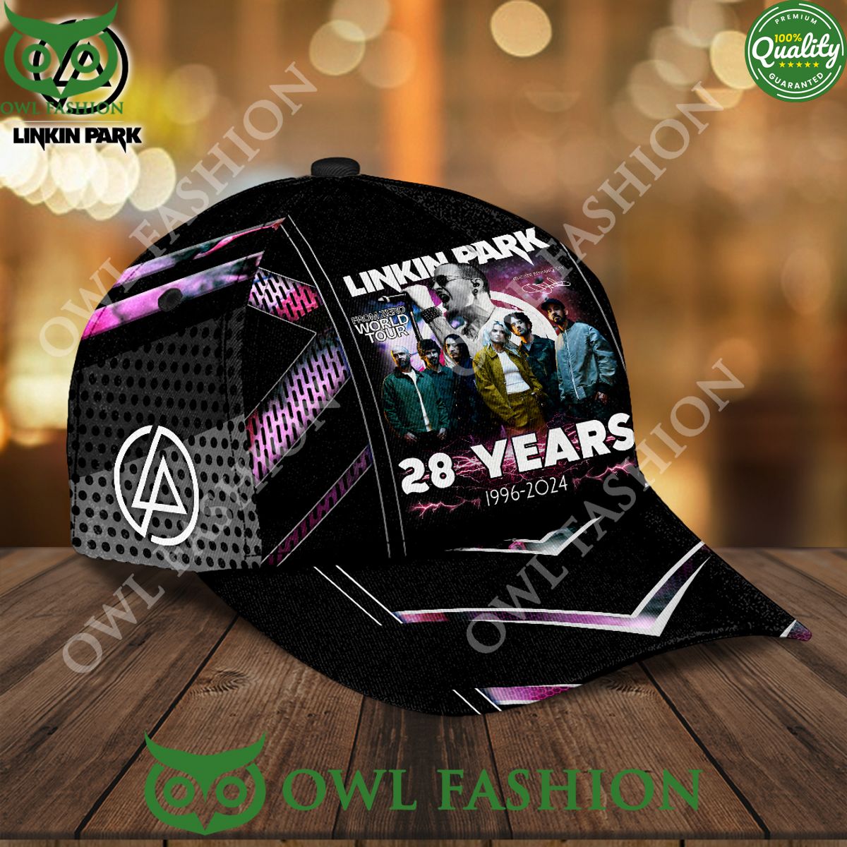 Linkin Park World Tour Rock Band Limited Classic Cap