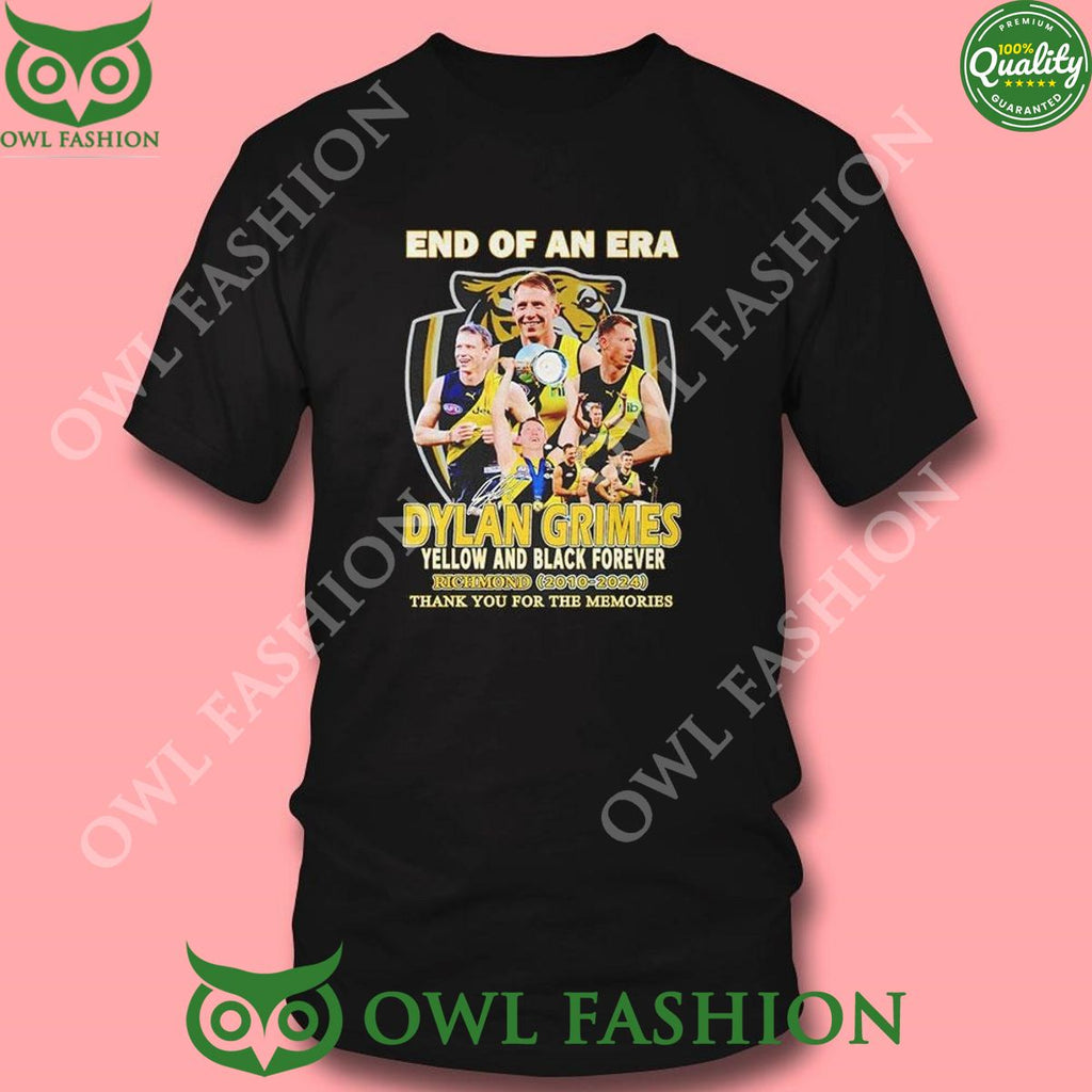 End Of An Era Dylan Grimes Forever Richmond 2010 2024 Memories Shirt