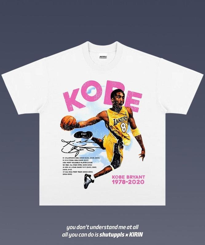 KOBE Tee | Vintage Tee Graphic T-Shirt Sweatshirt Hoodie | Sport Tee - Gift For Fan 4.44 | RetroVerseTees.com