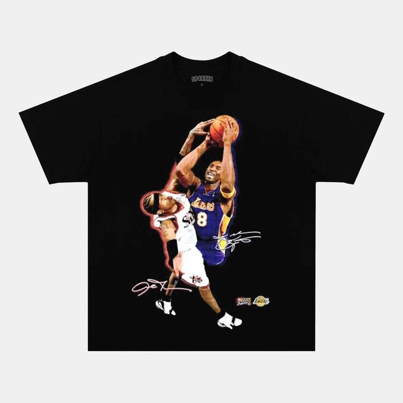 KOBE VS IV3R.S0N Tee | Vintage Tee Graphic T-Shirt Sweatshirt Hoodie | Sport Tee - Gift For Fan | RetroVerseTees.com