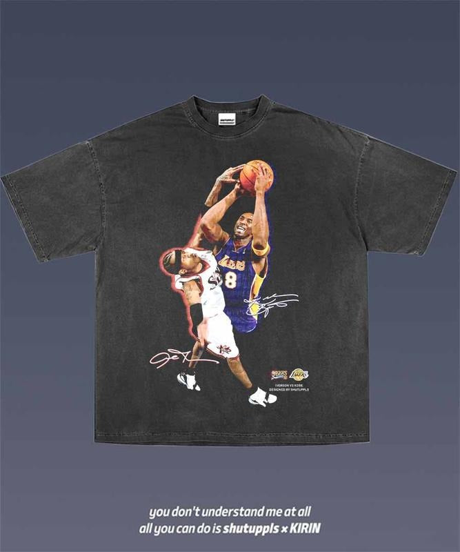 KOBE VS IVERSON 2.13 TEE | VINTAGE TEE GRAPHIC T-SHIRT SWEATSHIRT HOODIE | GIFT FOR FAN | RetroVerseTees.com