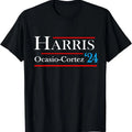 Kamala Harris Alexandria Ocasio-Cortez 2024 President Vote T-Shirt Hoodie, Sweatshirt | RetroVerseTees.com