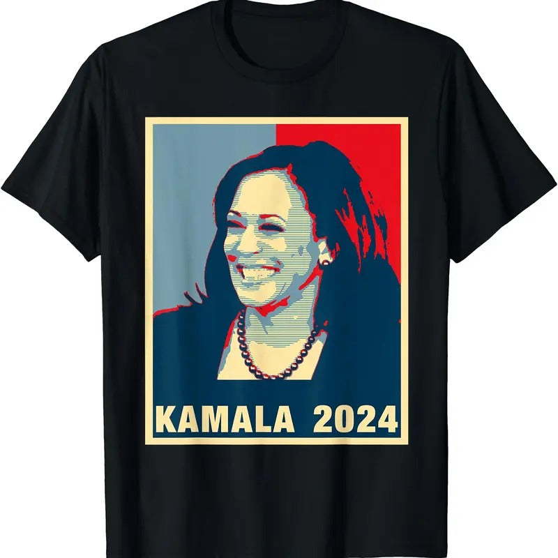 Kamala Harris for President 2024 Madam Vice President (A) T-Shirt Hoodie, Sweatshirt | RetroVerseTees.com
