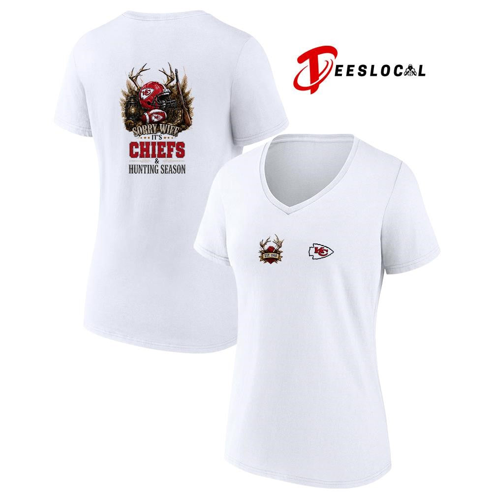 Kansas City Chiefs sorry wife it’s hunting season deer shirt