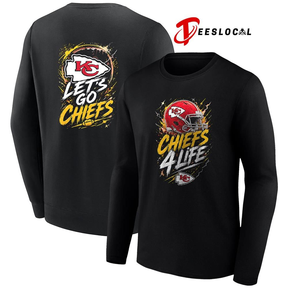 Kansas City Chiefs x fan 4 life graphic shirt