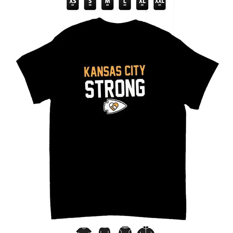 Kansas City Strong T-Shirt, Kc Strong Usa United States Unisex Tees, Gifts Hoodie, Sweatshirt | RetroVerseTees.com